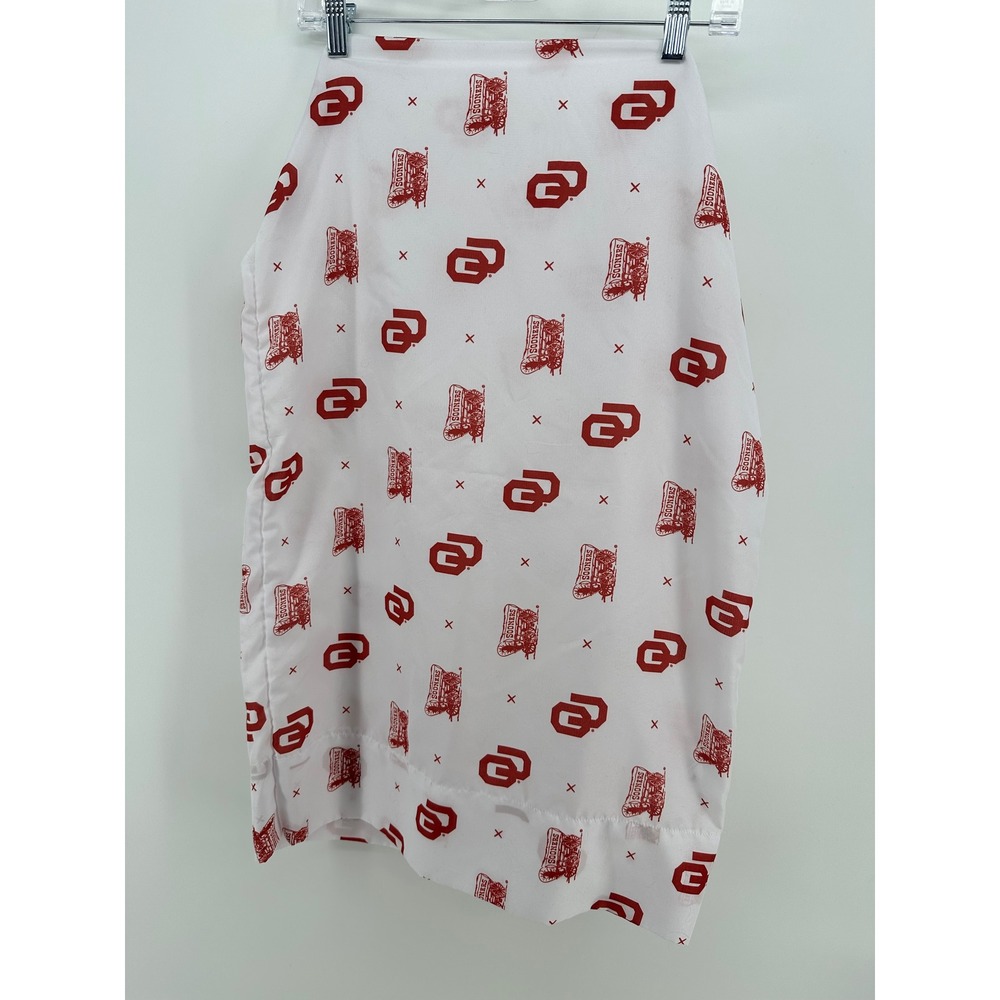 NCAA Oklahoma Sooners OU Schooner Logo Pillowcase White Crimson Standard Size